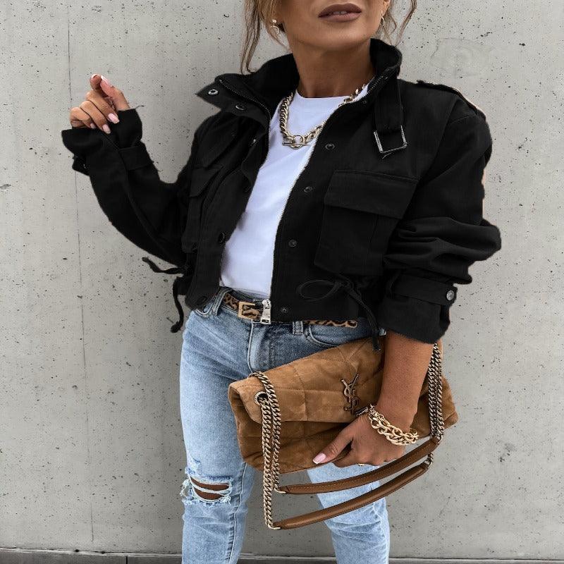 Women's military-inspired jacket