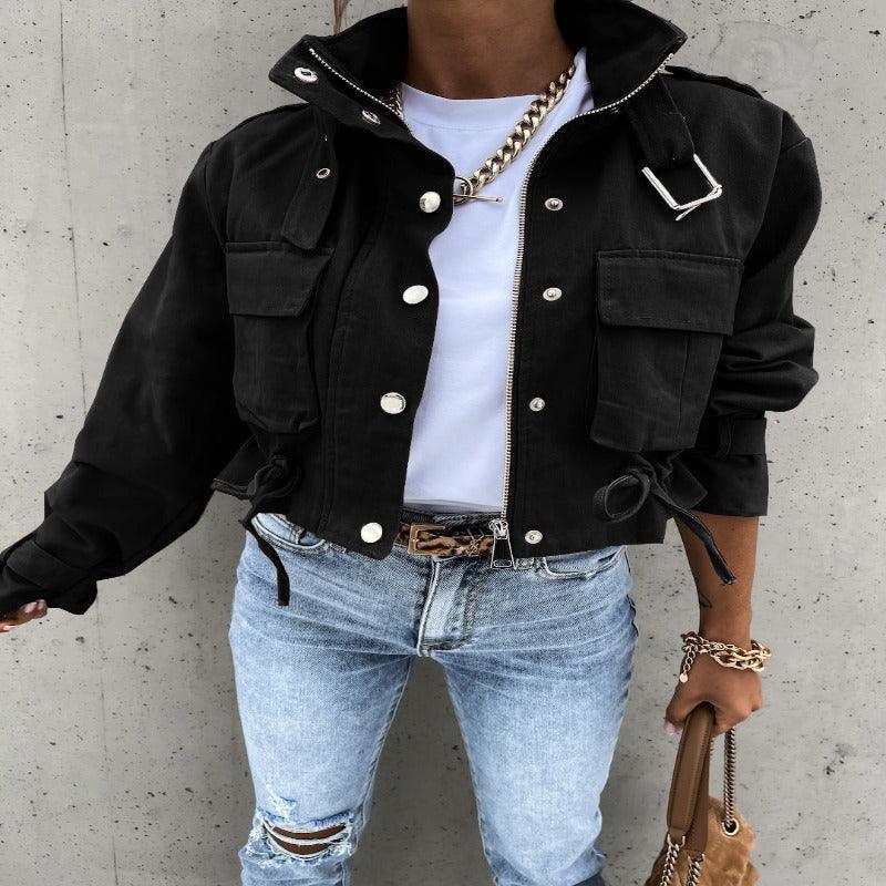 Women's military-inspired jacket