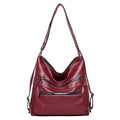 Women's multi-pocket backpack purse