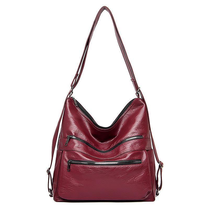 Women's multi-pocket backpack purse