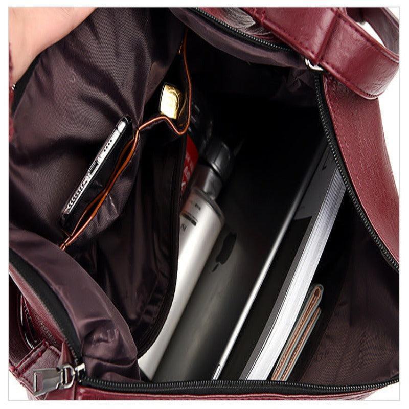 Women's multi-pocket backpack purse
