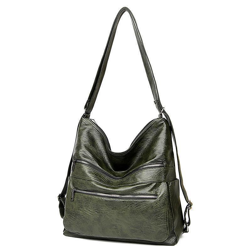 Women's multi-pocket backpack purse