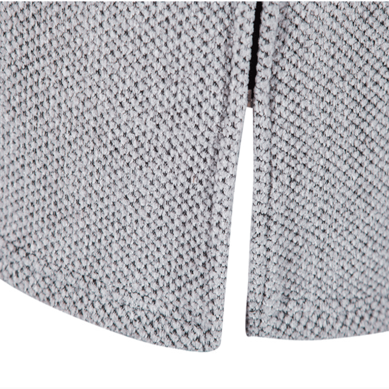 Men's fleece-lined hooded winter jacket