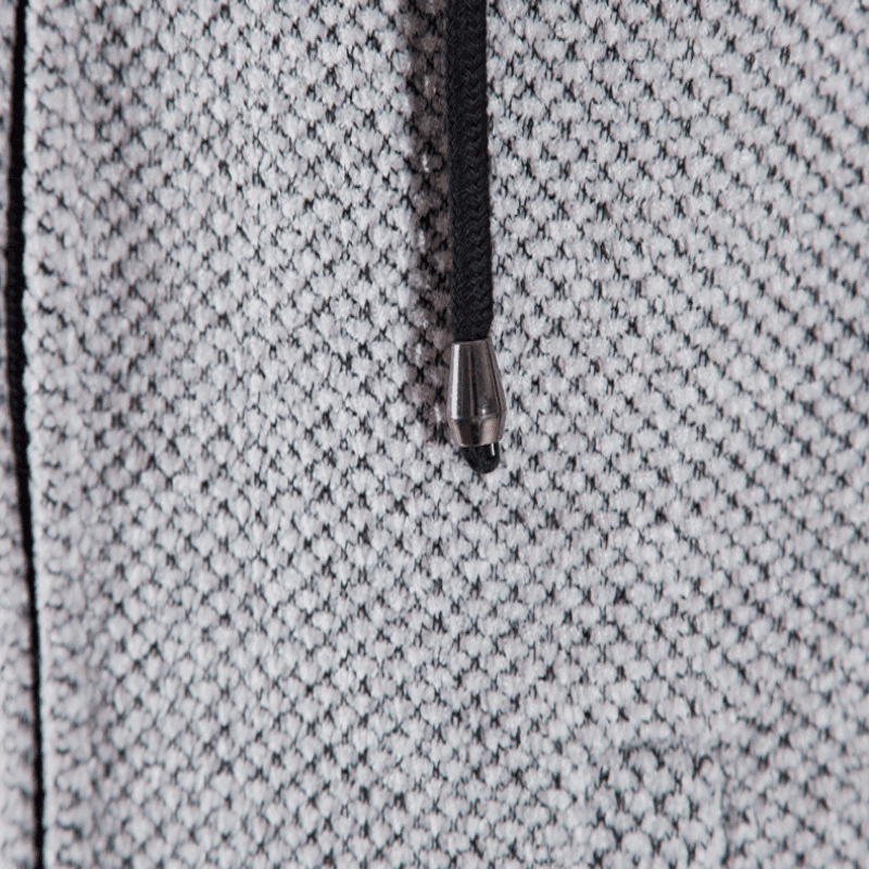 Men's fleece-lined hooded winter jacket