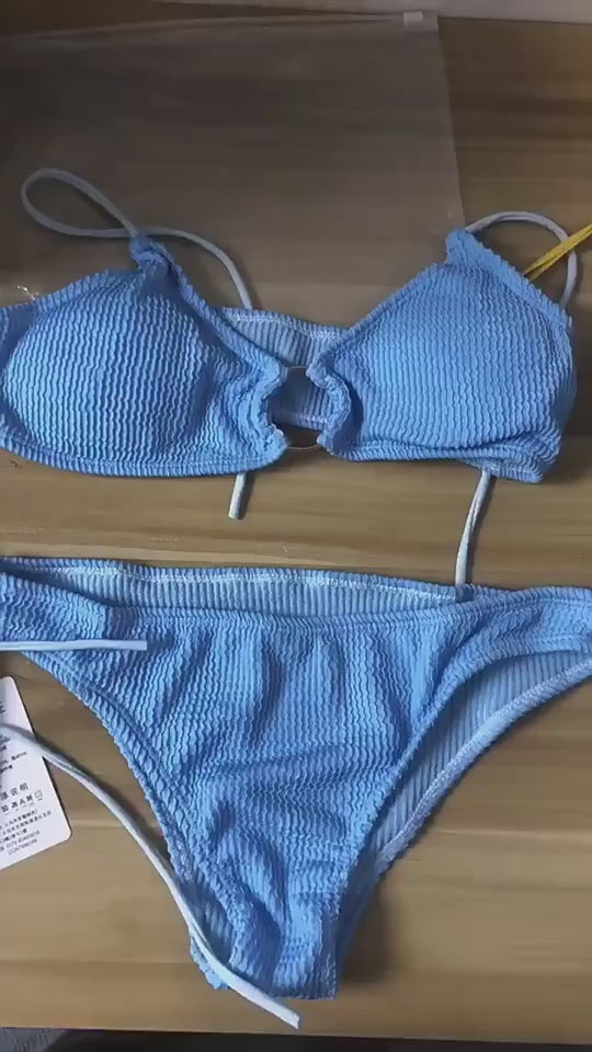3pcs Halter Bikini Summer Fashion Beach Swimsuit For Women - Glooosy Store