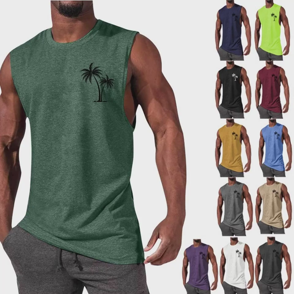 Men's sleeveless summer tank top