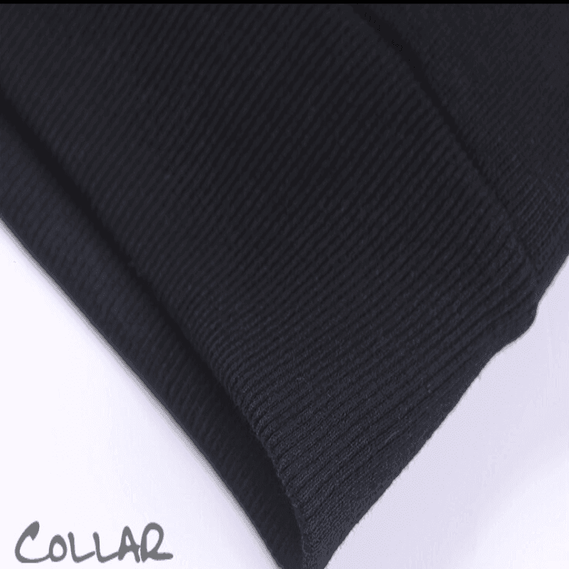 Men's striped hooded knit jacket
