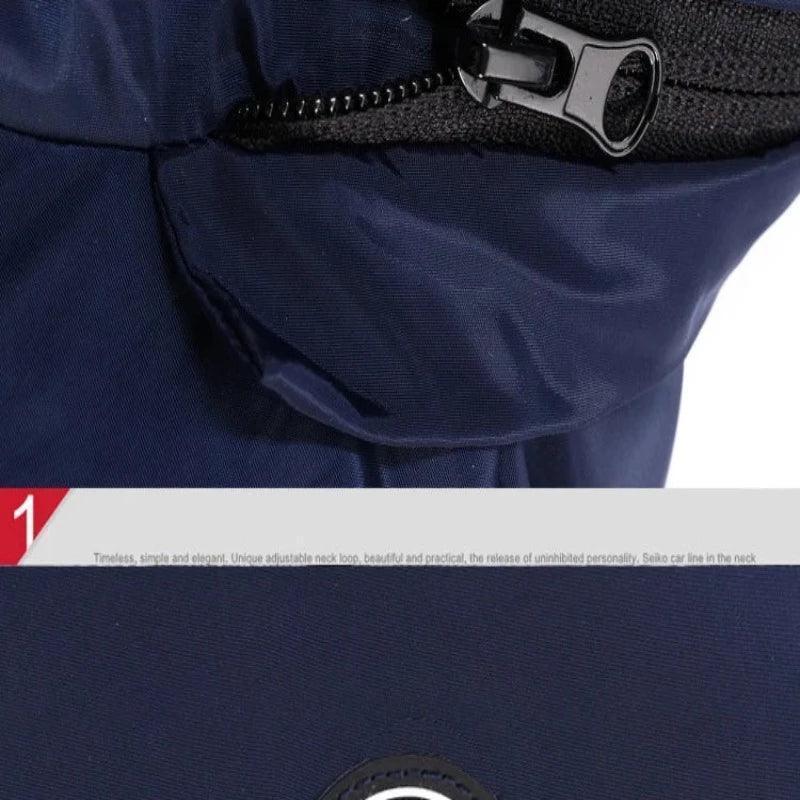 Men's detachable hood padded jacket