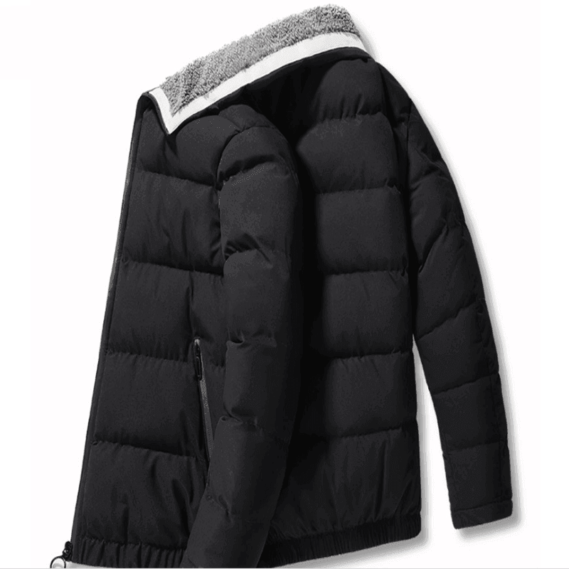 Warm Winter Fleeced Collar Padded Jacket - Glooosy Store