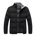 Men's fleece collar padded winter jacket