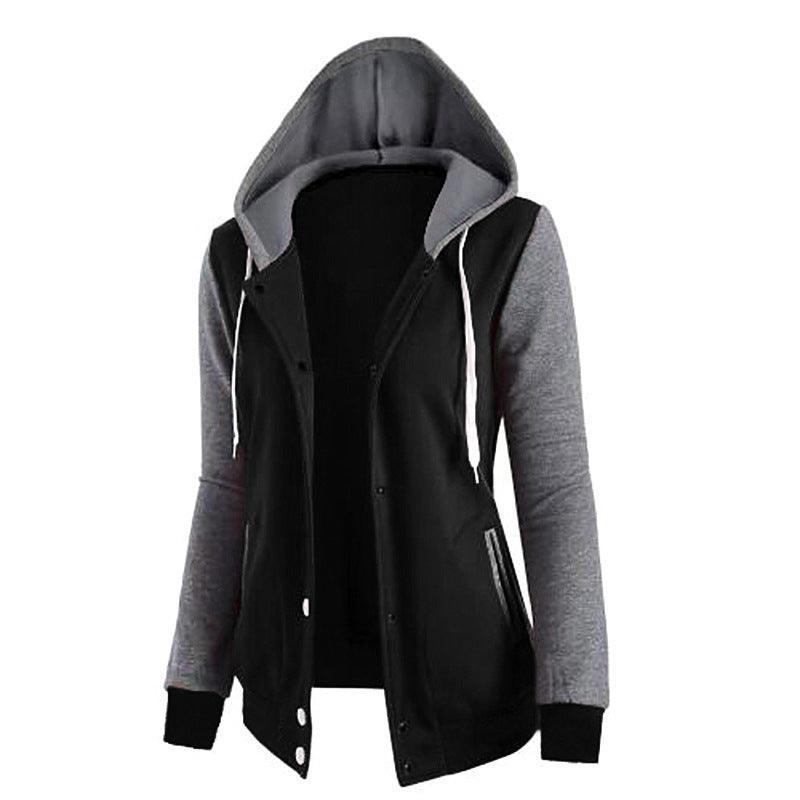 Women Button Down Long Hoodie Jacket - Glooosy Store