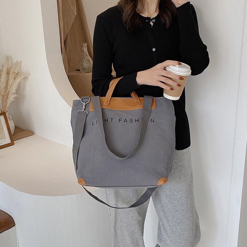 Women's large crossbody tote bag