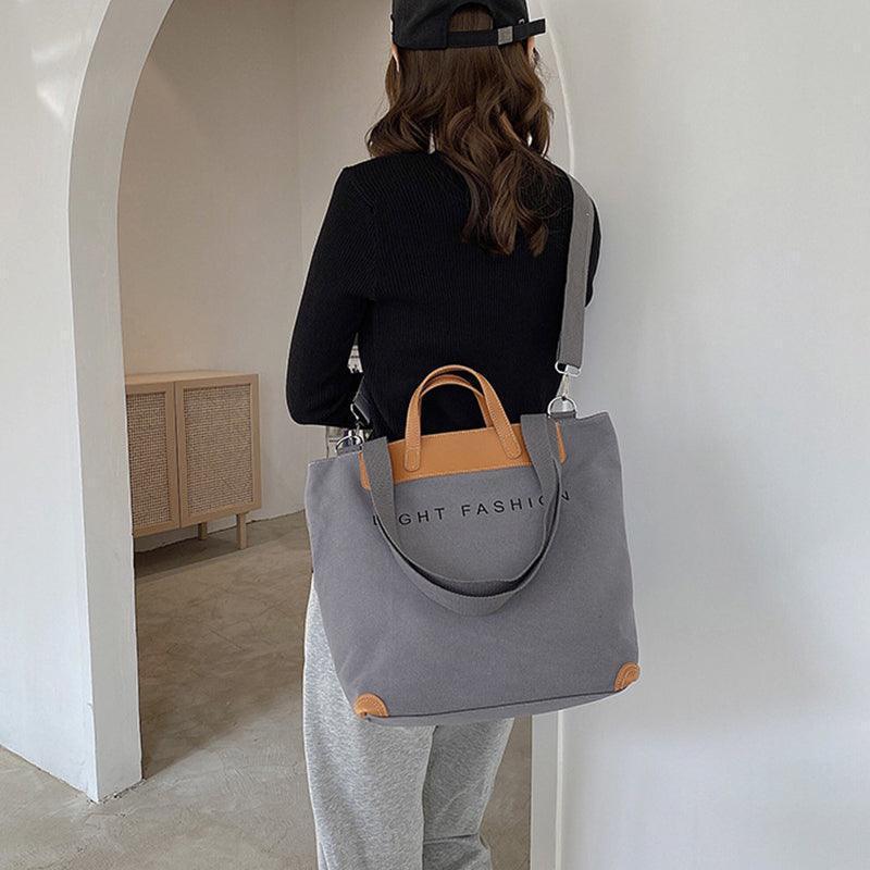 Women's large crossbody tote bag