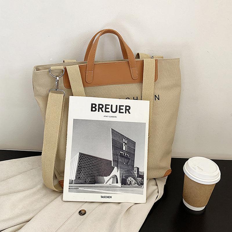 Women's large crossbody tote bag