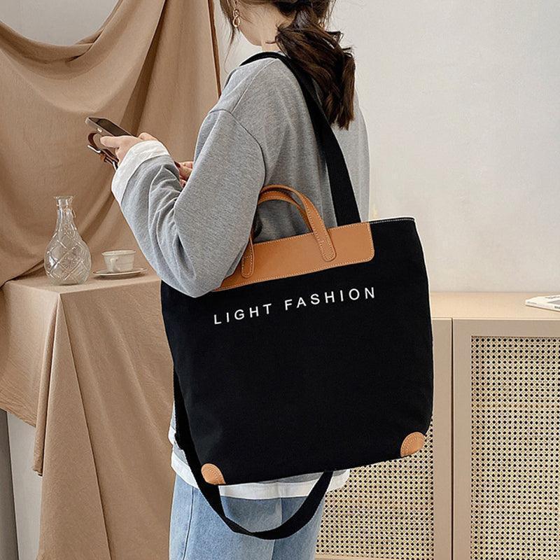 Women's large crossbody tote bag