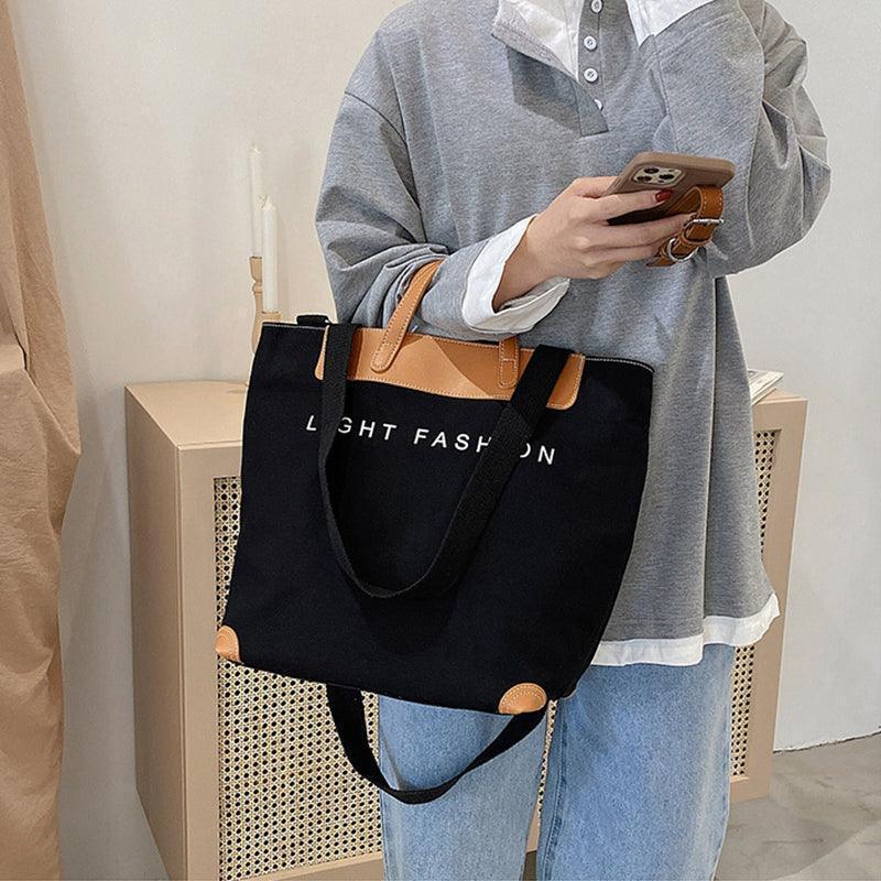 Women's large crossbody tote bag