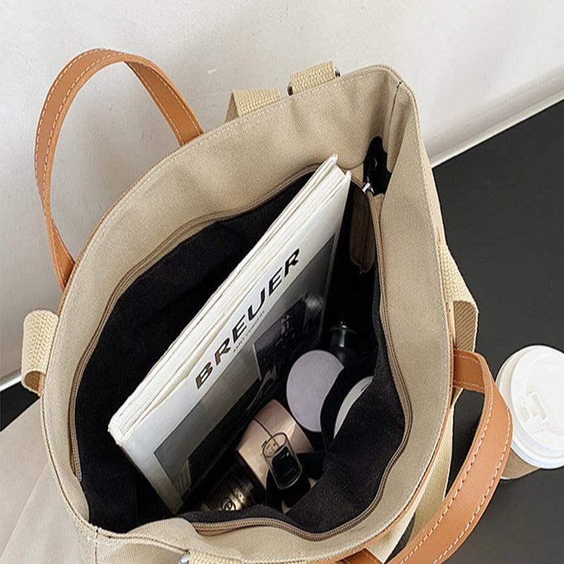 Women's large crossbody tote bag
