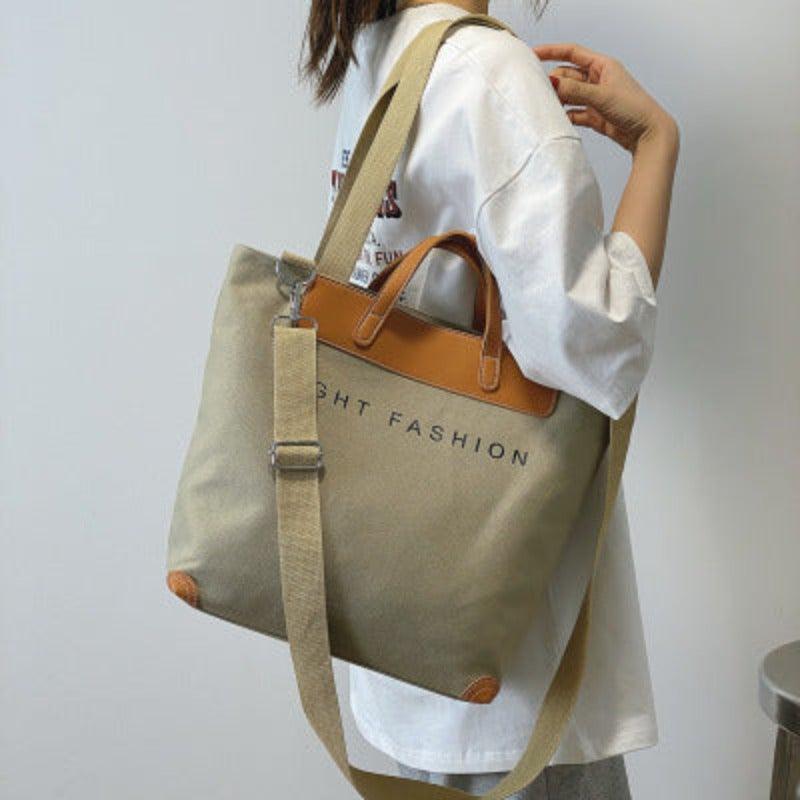 Women's large crossbody tote bag
