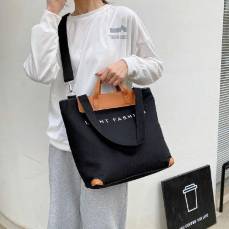 Women's large crossbody tote bag