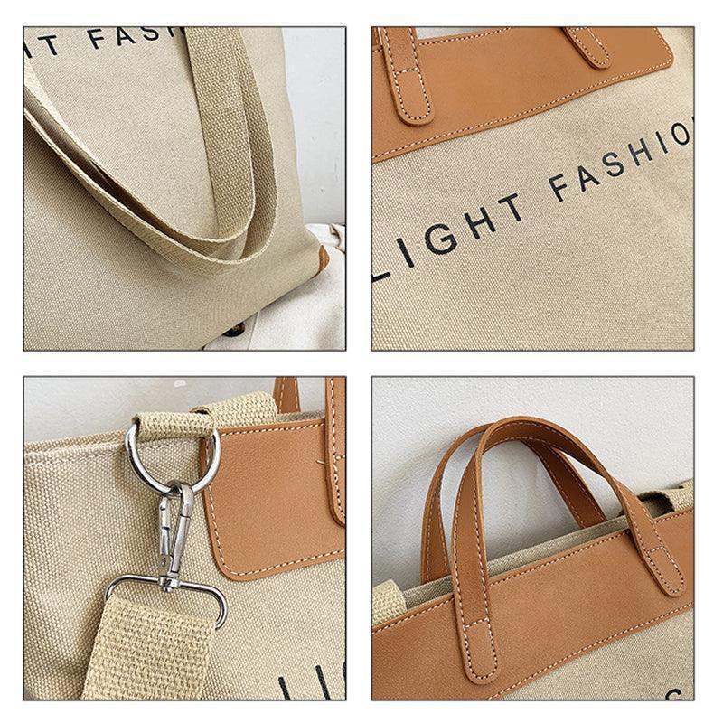 Women's large crossbody tote bag