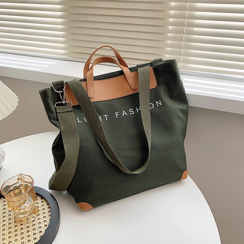 Women's large crossbody tote bag