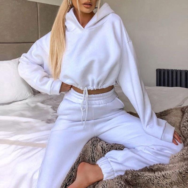 Women's hoodie and jogger outfit