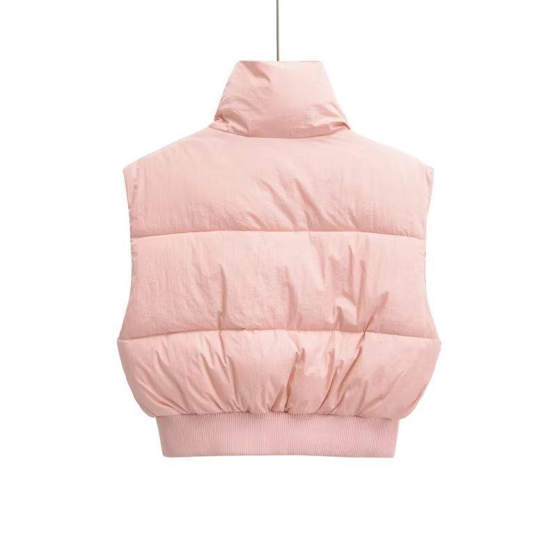 Women's casual short padded vest