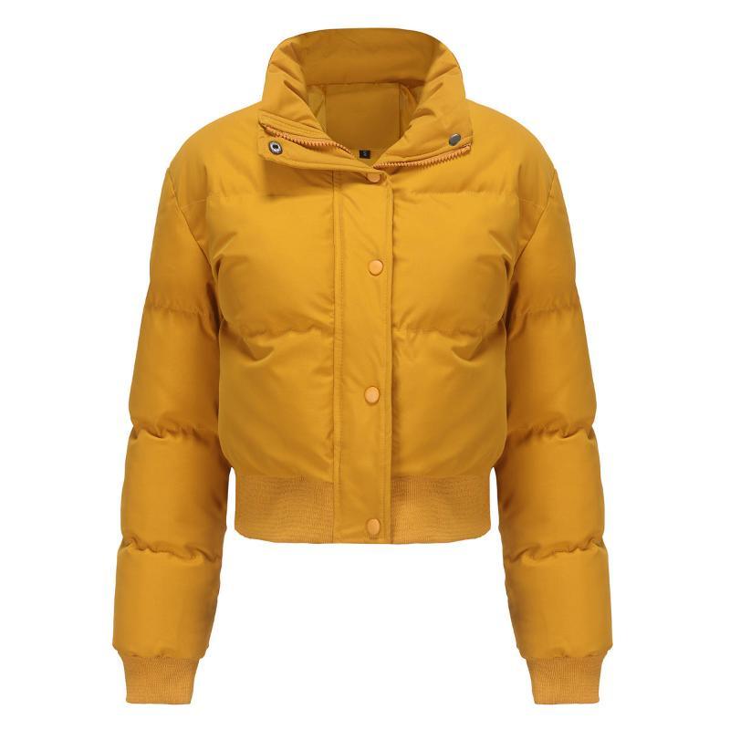 Women's short padded puffer jacket