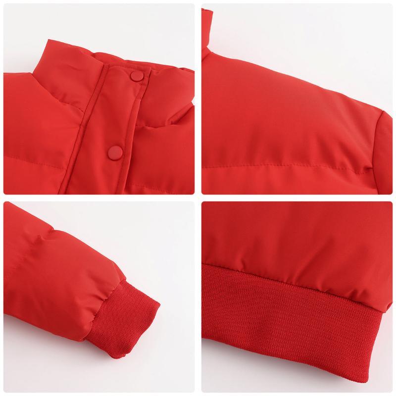 Women's short padded puffer jacket