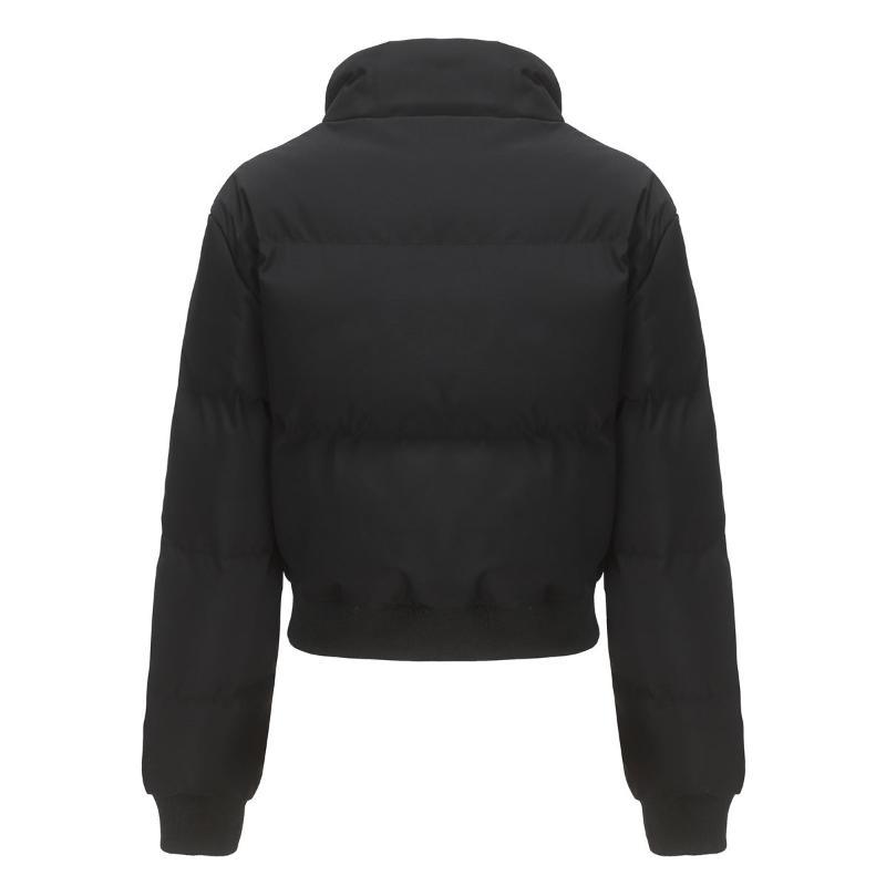 Women's short padded puffer jacket