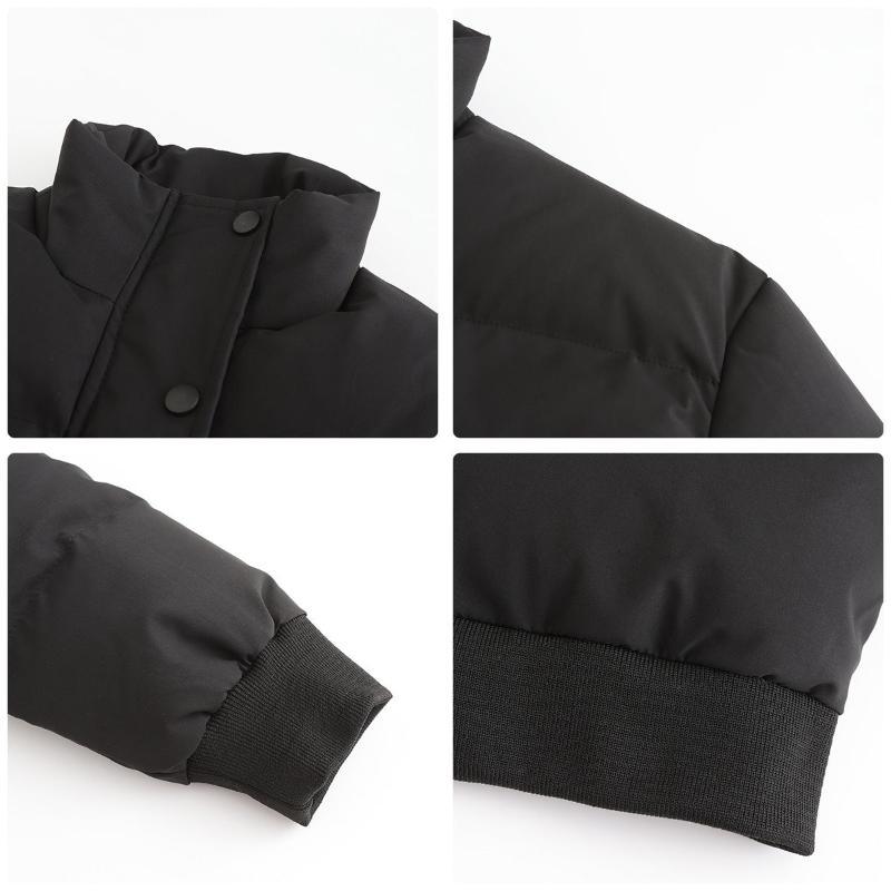 Women's short padded puffer jacket