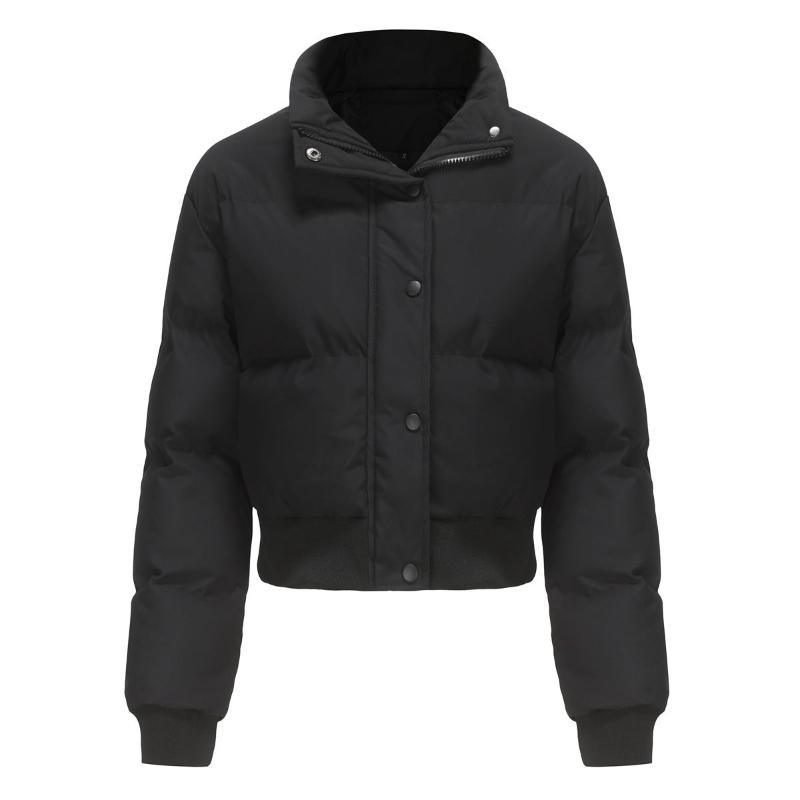Women's short padded puffer jacket