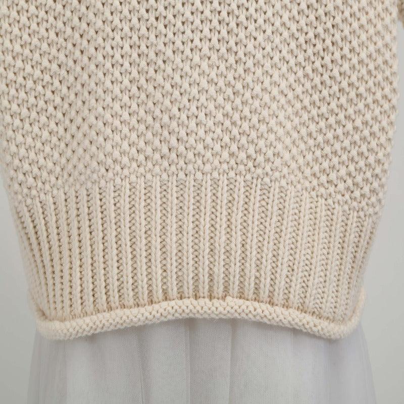 Women Thick Thread Turtleneck Knitted Pullover - Glooosy Store