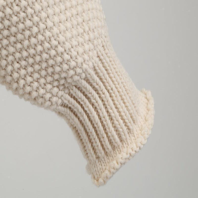 Women's warm turtleneck sweater