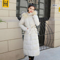 Women's hooded puffer coat