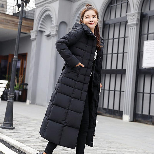 Women Winter Long Padded Slim Jacket - Glooosy Store